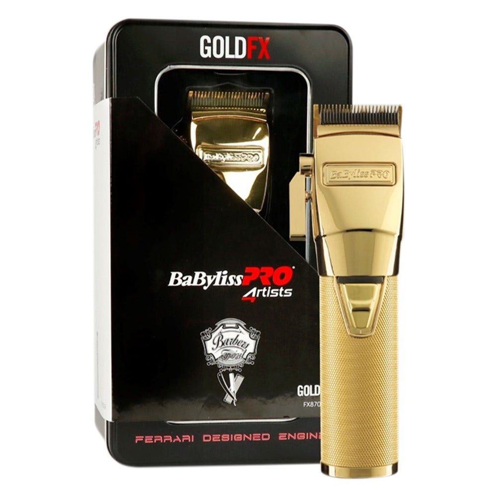 Babyliss Pro Gold Fx Cordless Hair Clipper, Gold