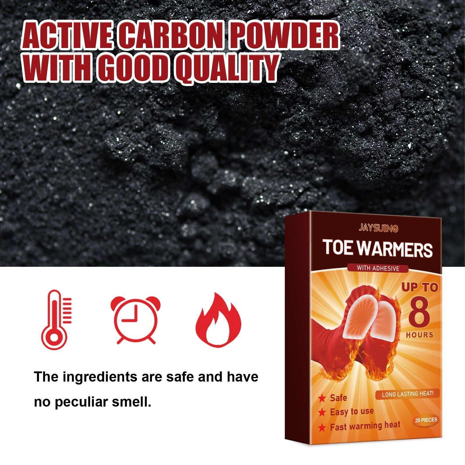 Self-Heating Plantar Warmth Patches, Portable Foot Pads for Cold Feet, 5 Pairs ,10pieces