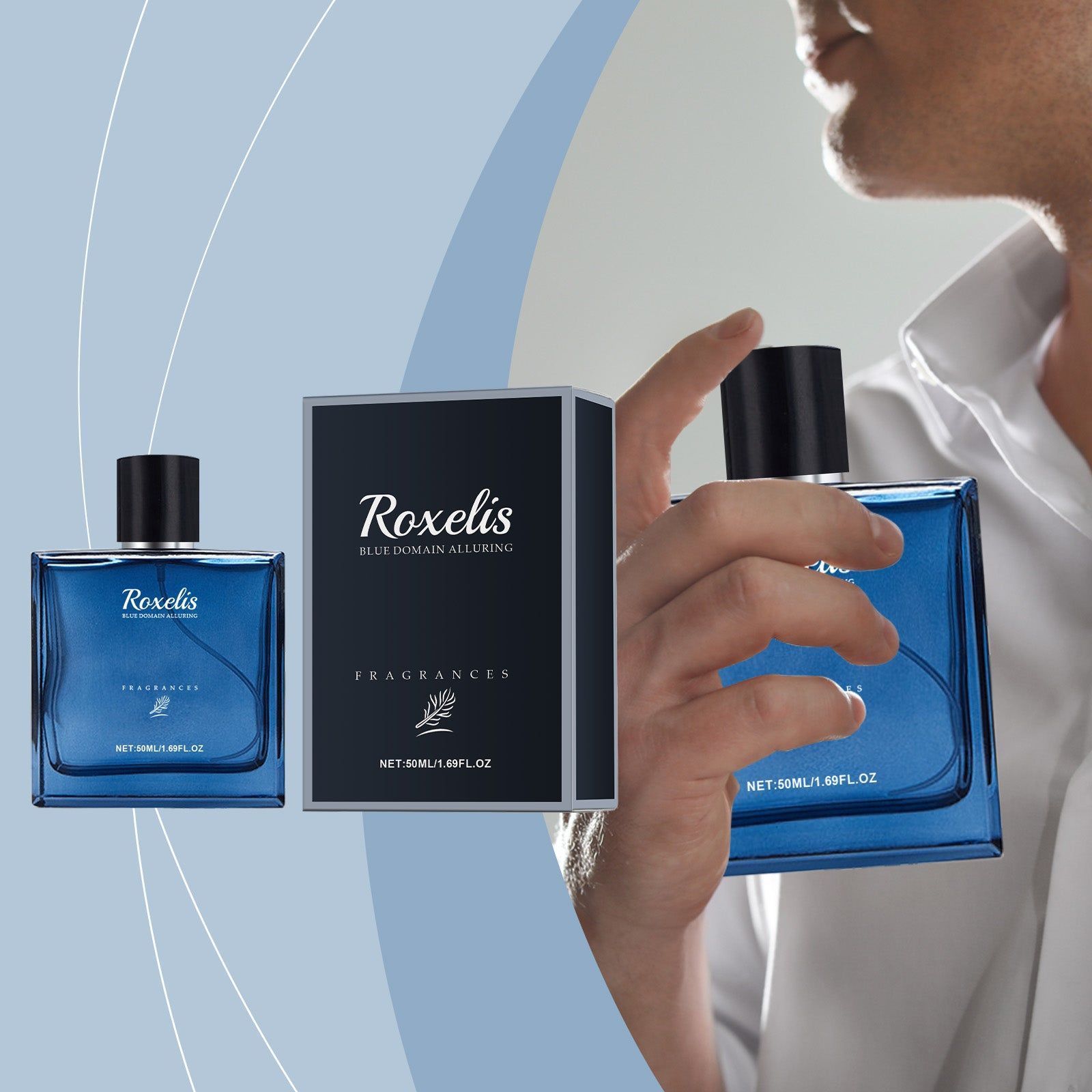 Blue City Perfume for Men, Long-Lasting Fragrance, Elegant, Perfect for Date Night ,50ml