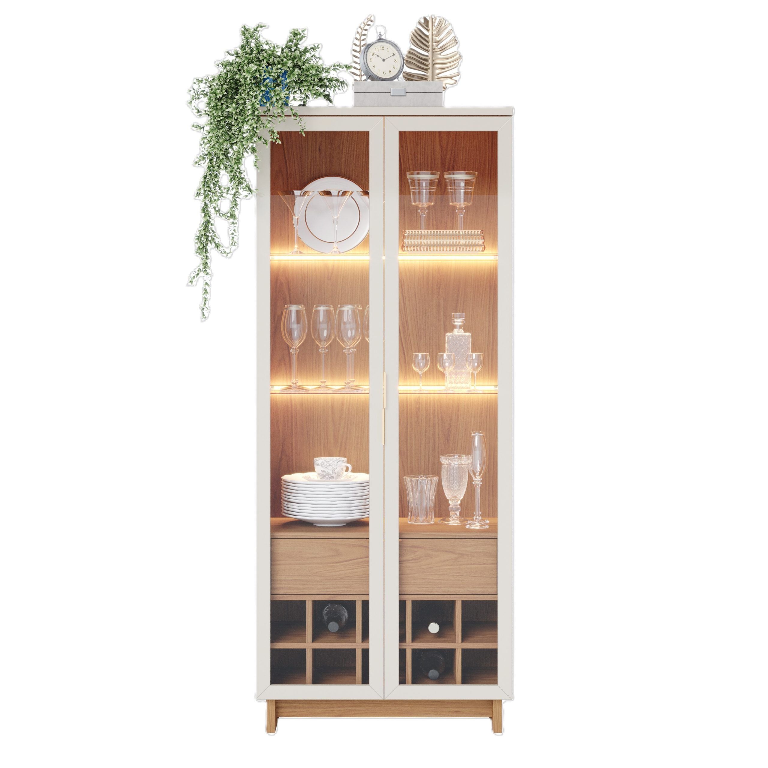 Guanabara Off White Display Cabinet