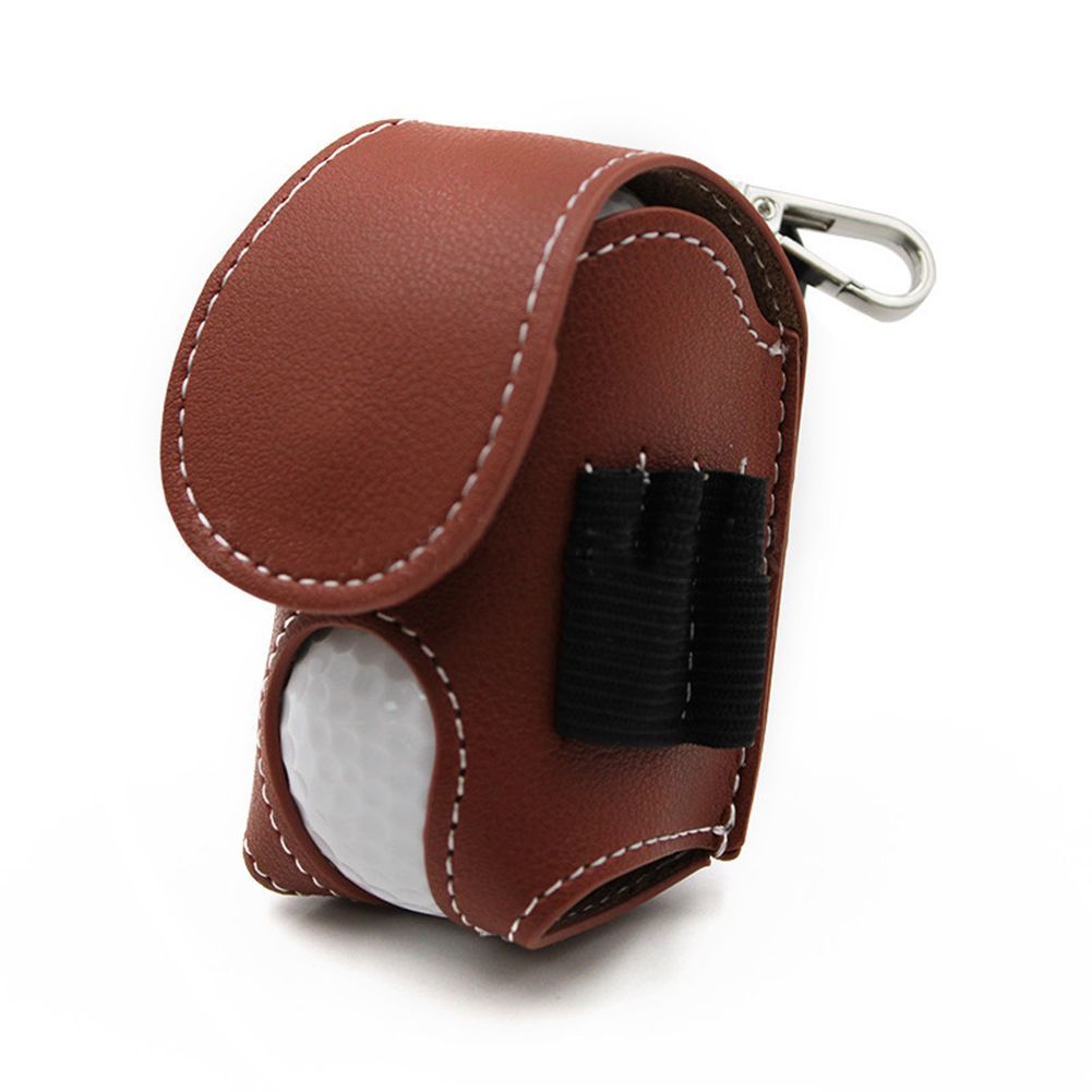 Golf Ball Storage Bag Golf Ball Pouch Tee Holder Belt Waist Bag Golf Sports Accessory