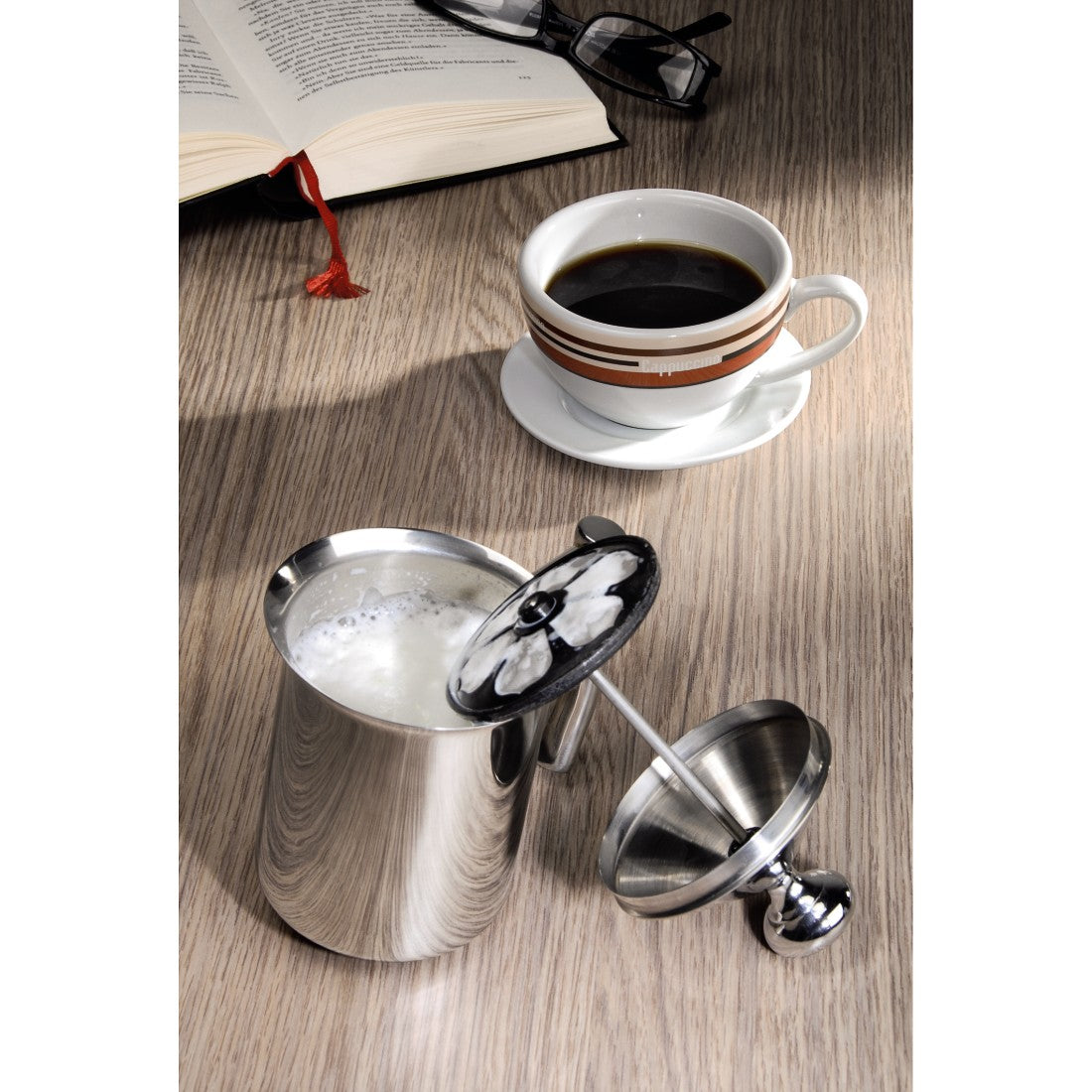 XAVAX 111165 "Milk Booster" Stainless Steel Milk Frother