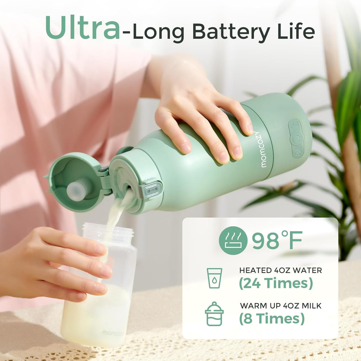 Superfast Portable Breast Milk & Water Warmer for Travel