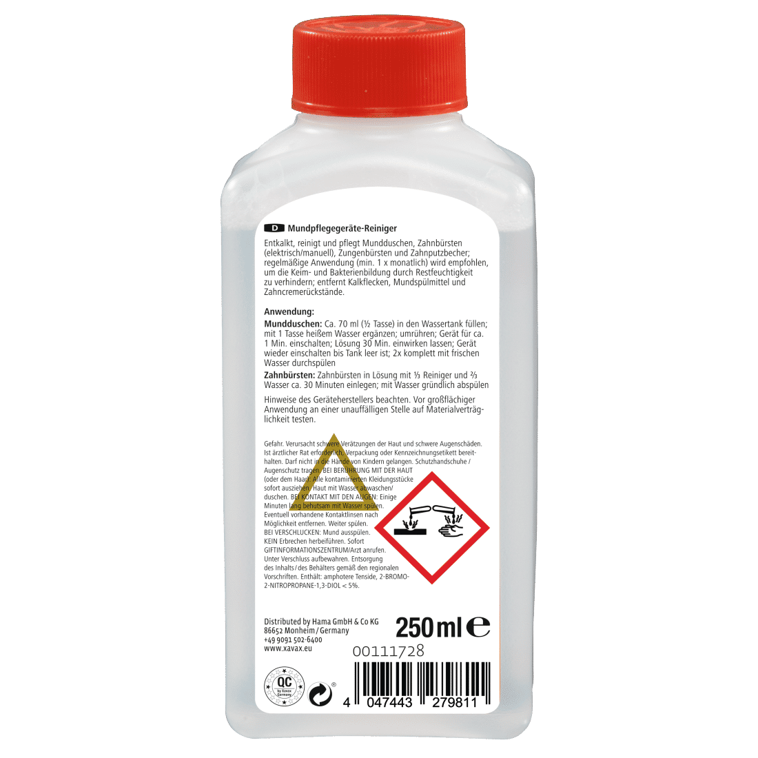 XAVAX 111728 Cleaner for Oral Hygiene Devices