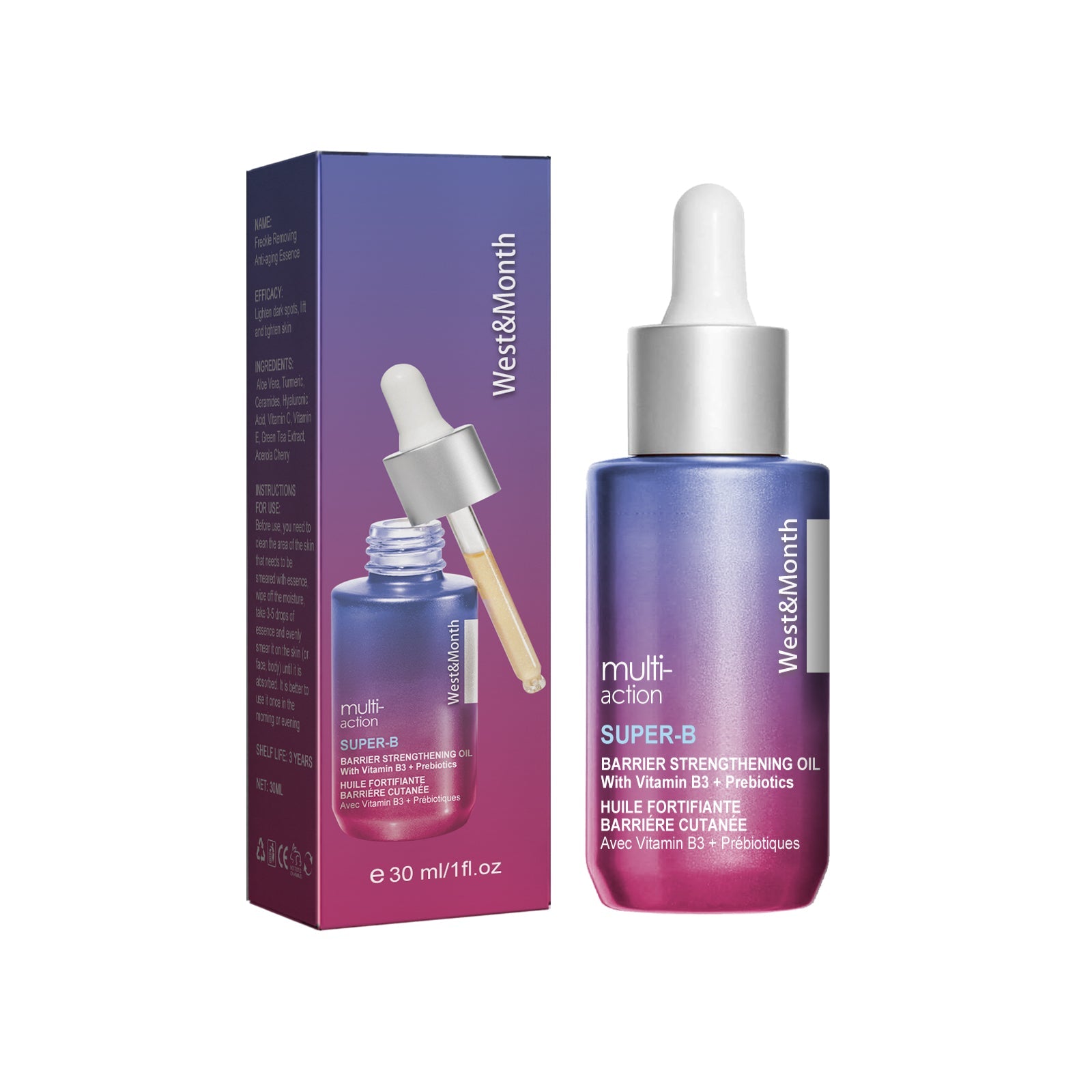 Brighten Skin and Lighten Dark Spots, Anti-Aging Essence for Radiant Glow ,30ml