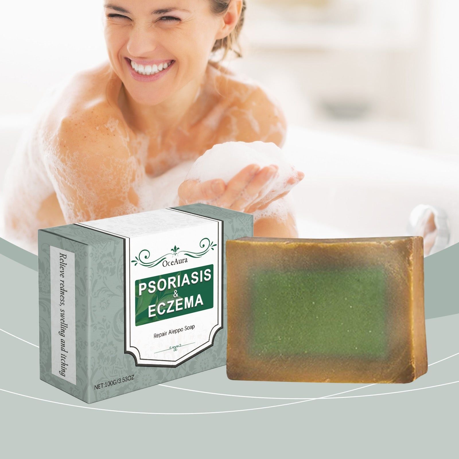 Body Care Repair Soap, Natural Skin Detox, Moisturizes & Soothes, Gentle Cleansing ,100g