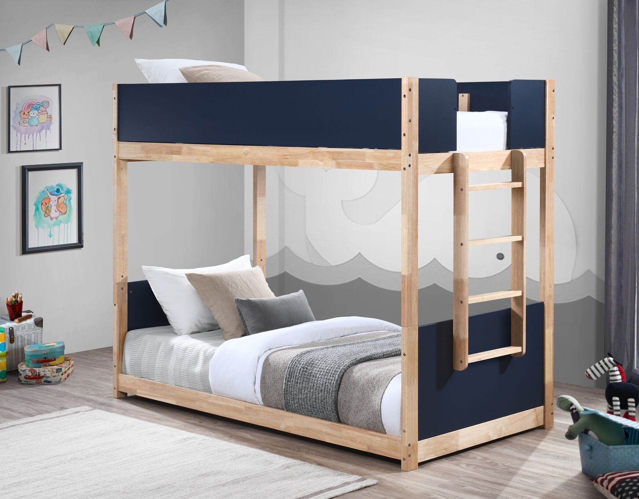 Twin Bunk Bed #MG0900-30-TTB