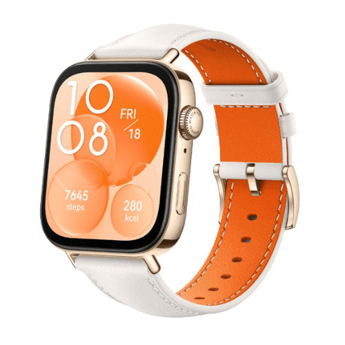 HUAWEI Watch Fit 3-White-leather