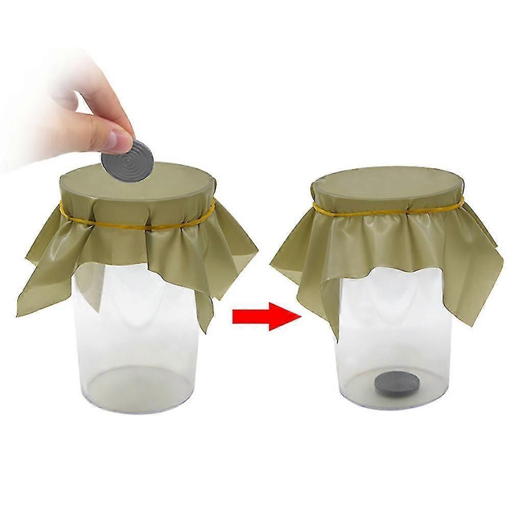 6inch Magic Coin Penetration Cup Trick Toy for Party Props Set