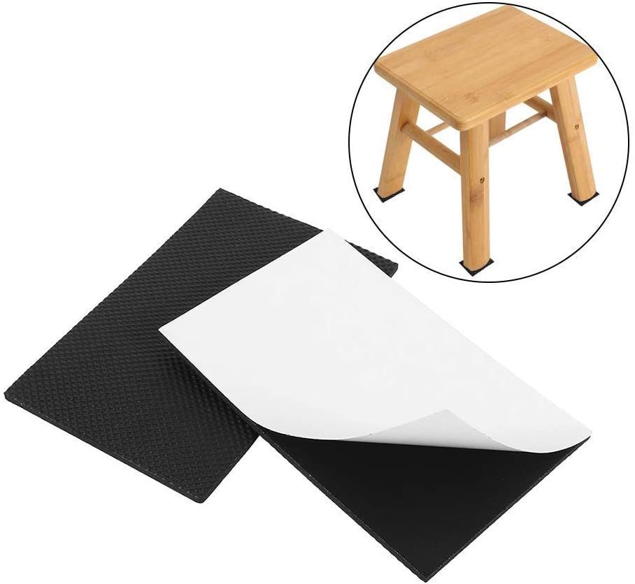 Non-slip Self-adhesive Rubber Feet Pads Black Funiture Chair Pads Protector Floor Protectors