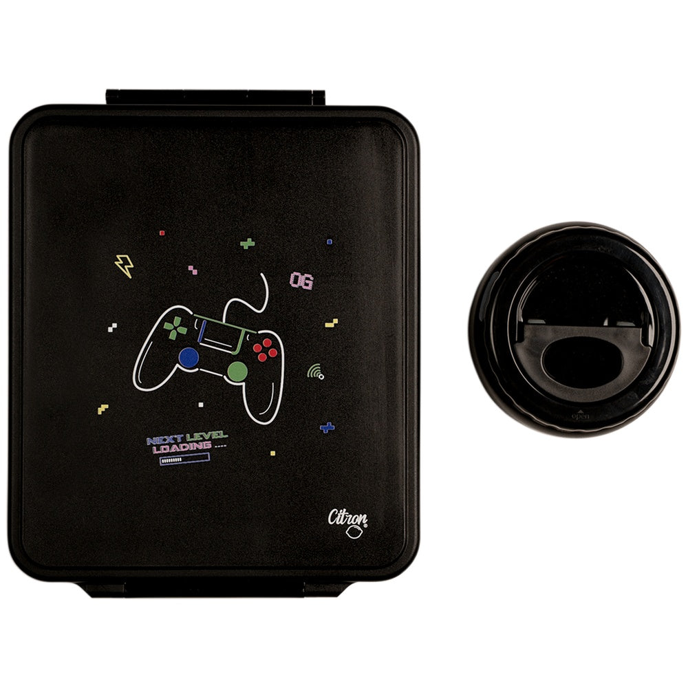 Citron Grand Lunchbox with Insulated Food Jar – Gaming