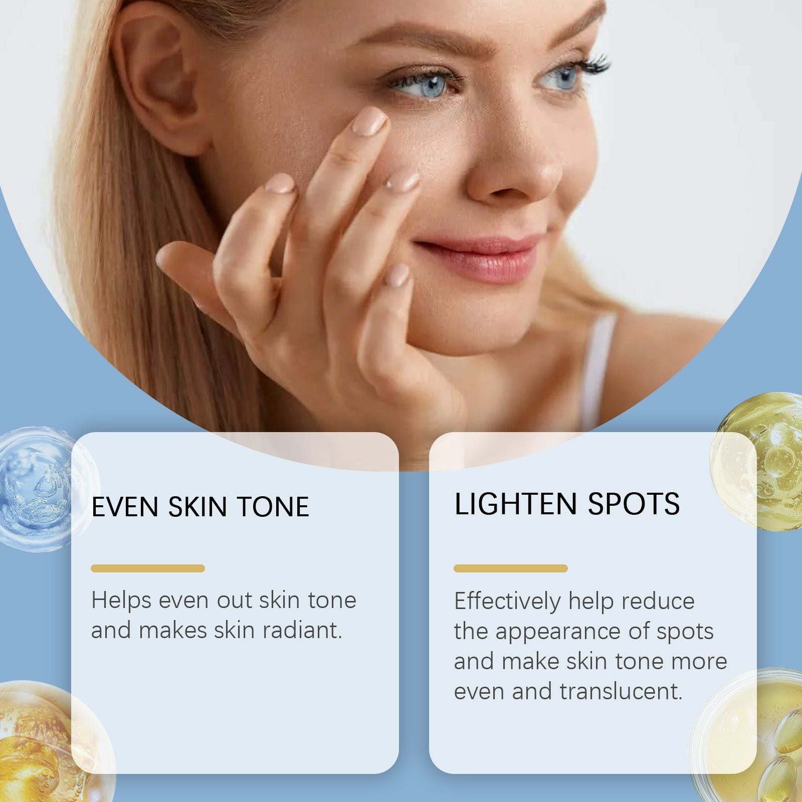 Brightening Skin Essence for Face, Fade Blemishes, Even Skin Tone, Hydrating, Gentle Repair ,30ml