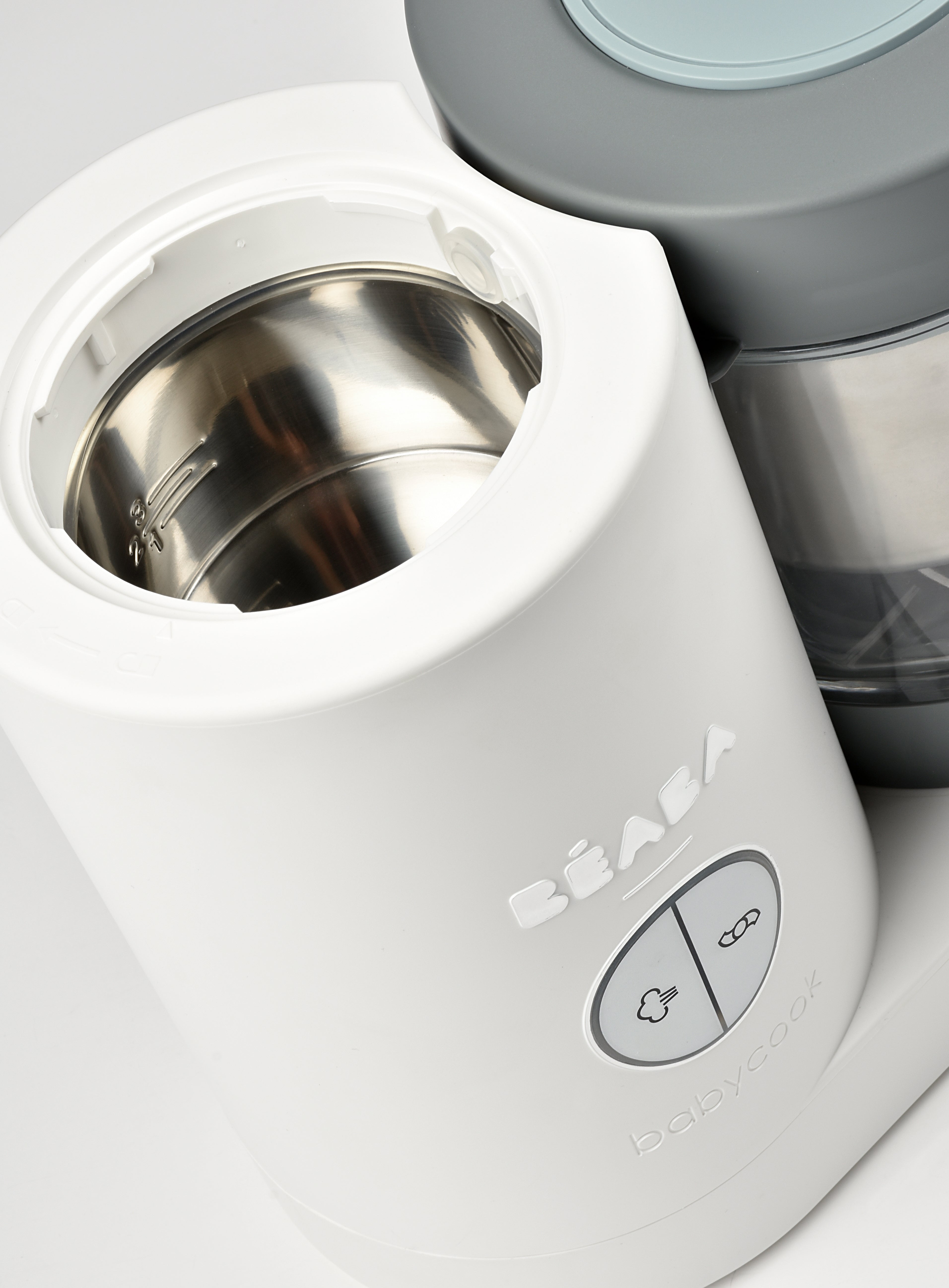 Béaba Babycook Neo 6-in-1 Baby Food Maker – Grey/White