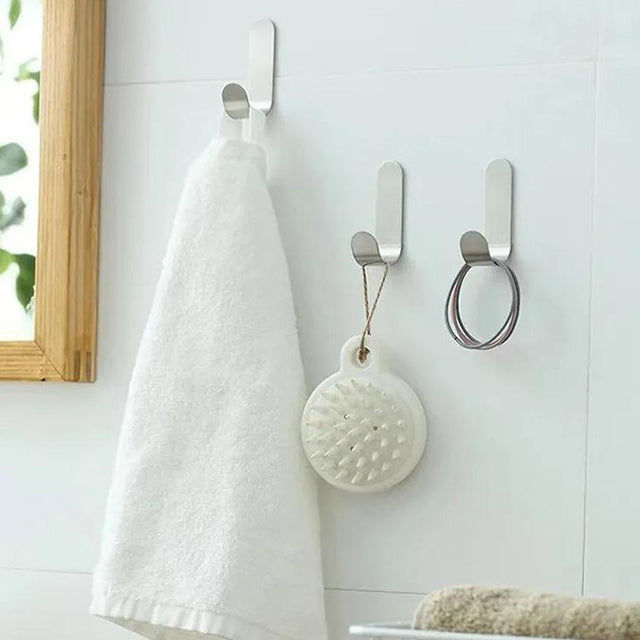 Black Color Multi-Purpose Wall Organizer Hook - Durable, Space-Saving Storage Solution for Home & Office