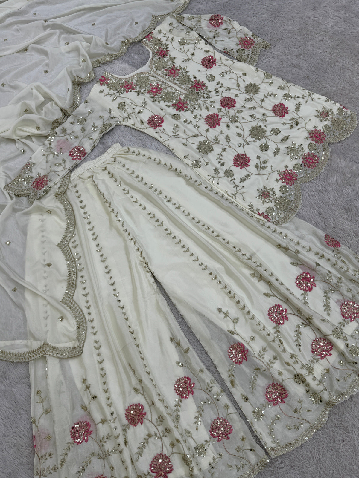 Party Wear Beautiful Top-Bottom And Fancy Dupatta