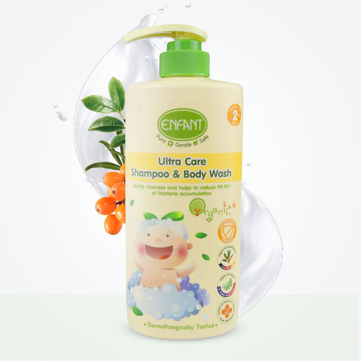 ENFANT - Ultra Care Organic Plus Shampoo & Body Wash 2Y+ 500ml