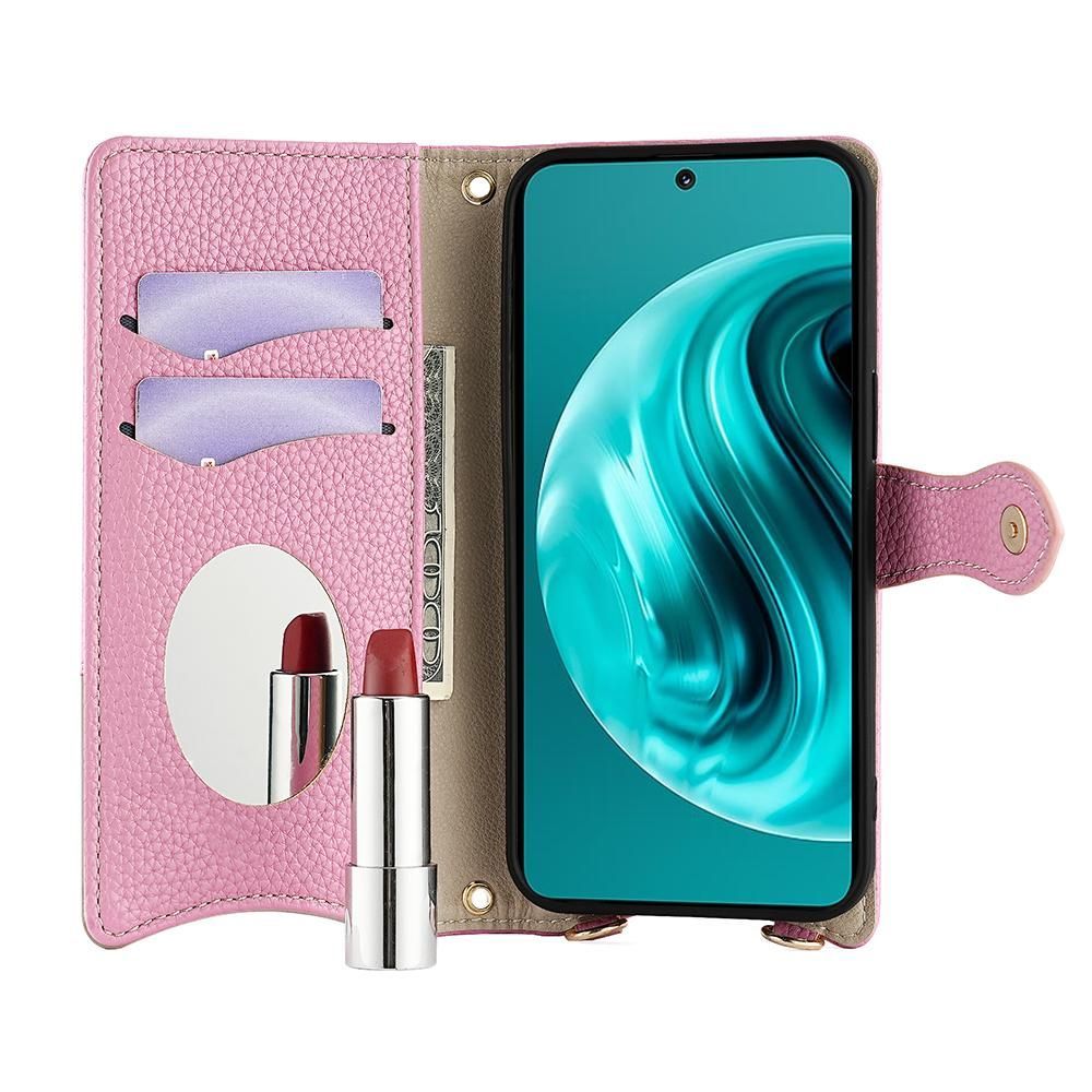 Litchi Leather Case For Huawei nova 12i / Enjoy 70 Pro