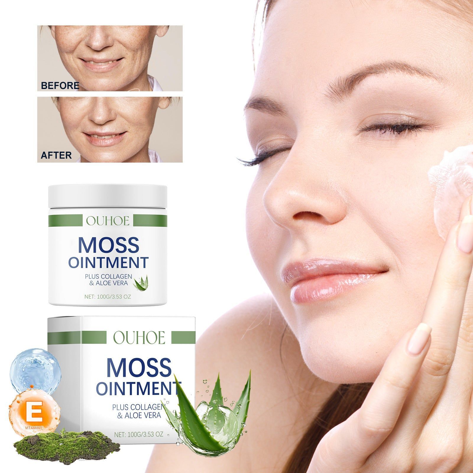 Revitalize Your Skin with Moisturizing Anti-Wrinkle Cream, Collagen Hydrating, Youthful Glow ,100g