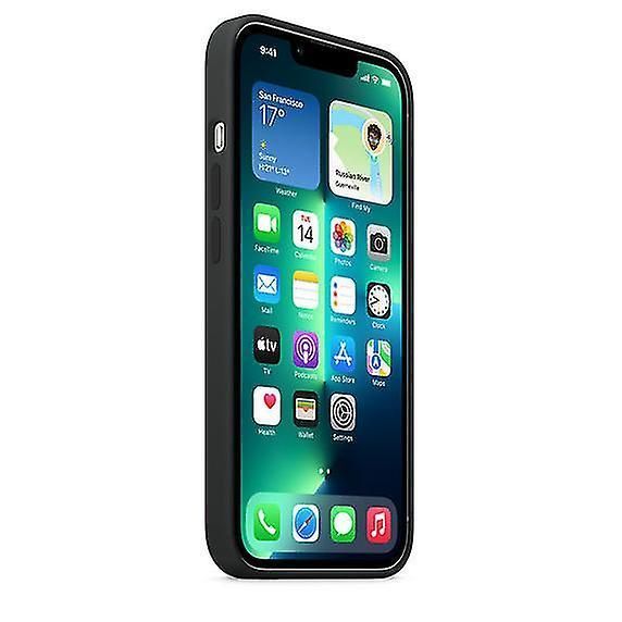 For iPhone 13 Pro Max - Silicone Phone Case with Perfect Protection and Magnetic Charging Support