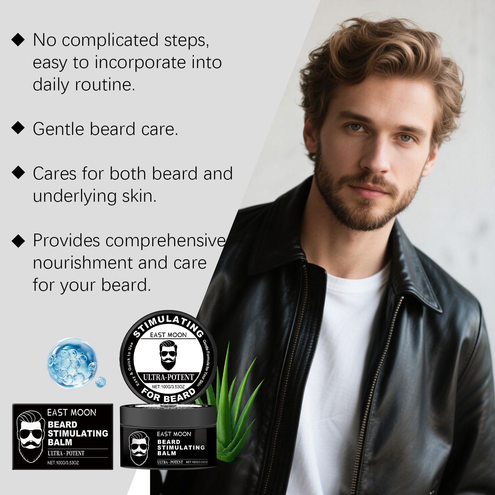 Men’s Beard Care Balm Hydrating Conditioner 100g