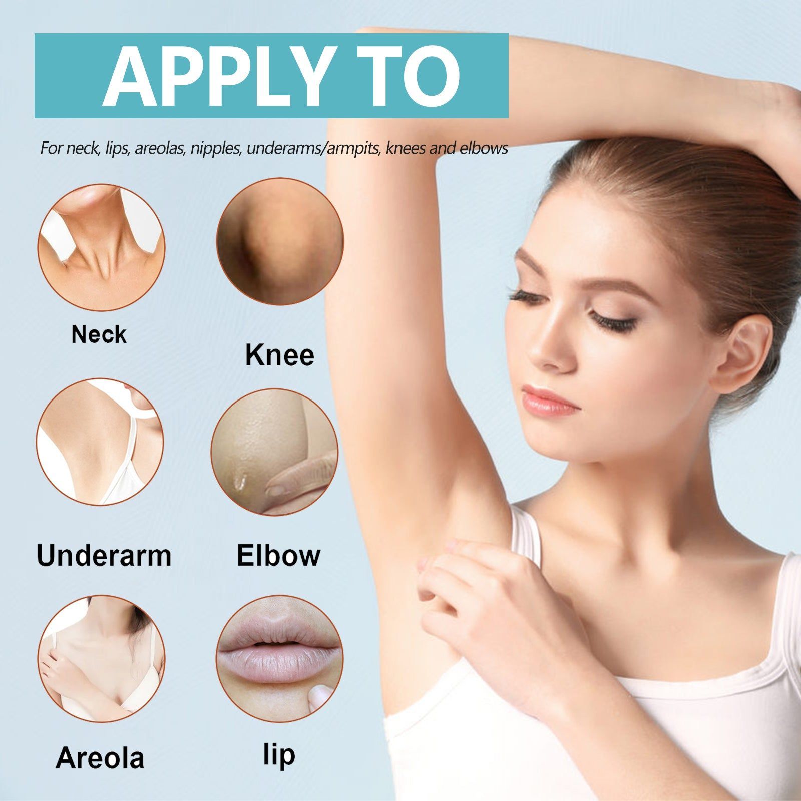 Acanthosis Nigricans Care Cream, Brightening, Moisturizing, Repairing, Skin Tone, Dark Spots ,30g