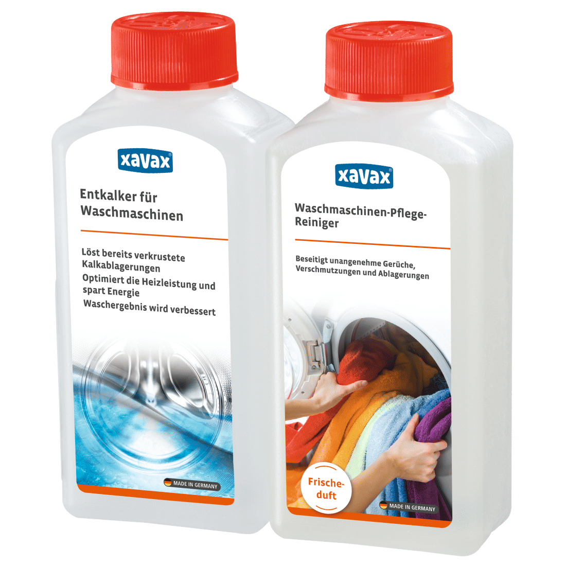 XAVAX 110797 Washing machine care set, descaler + cleaner