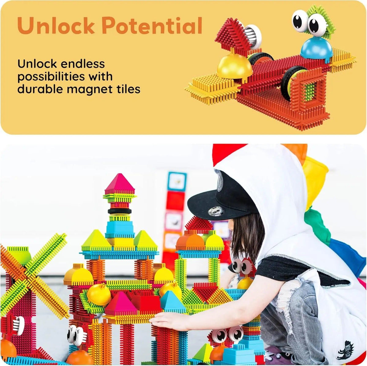 Hedgehog Building Block Set 240 pcs – PicassoTiles