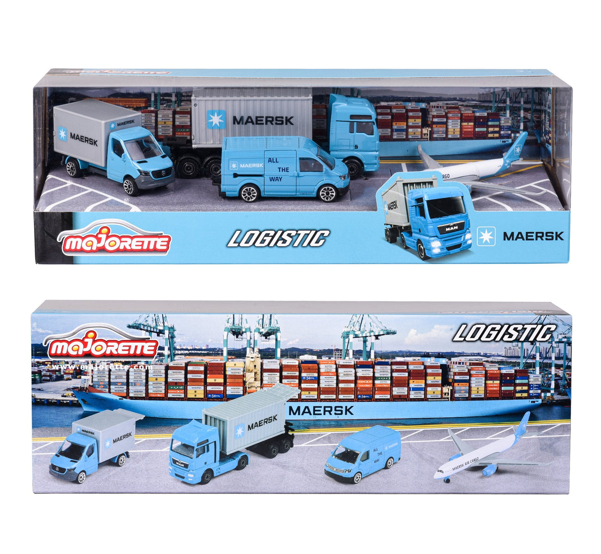 Majorette - Maersk 4 pieces giftpack