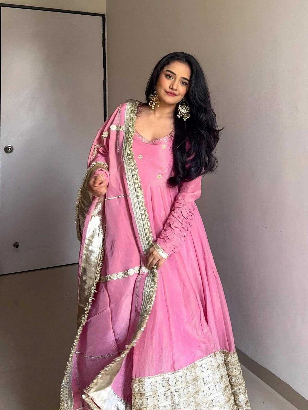 Fab Zone Party Wear Designer Gown And Pent With Beautiful Dupatta For Women