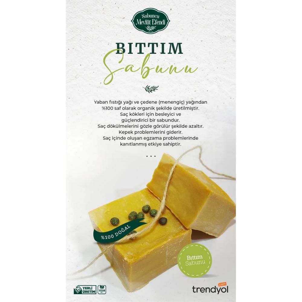 Natural Bittim Soap 450 G (4 Pcs.)