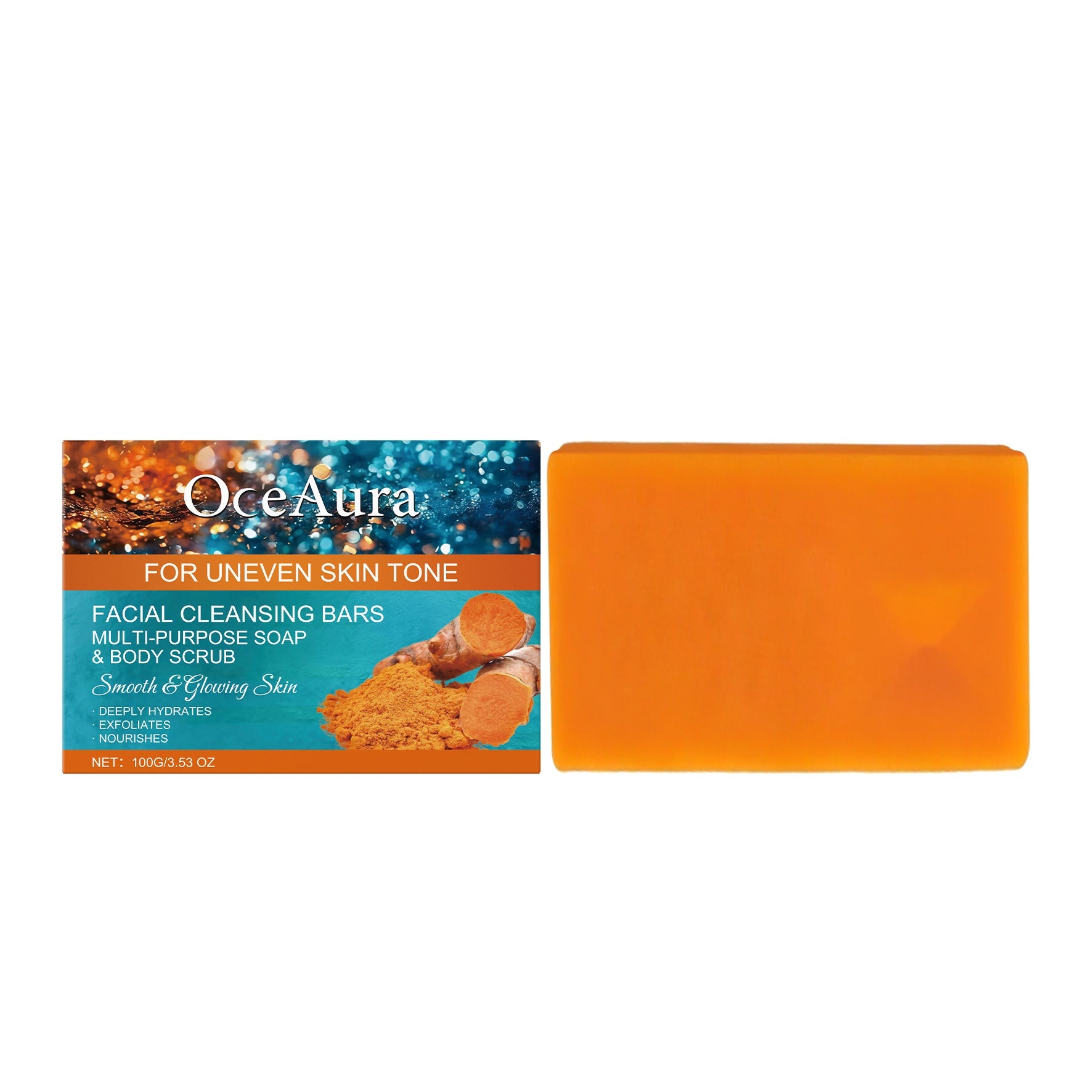 Body Cleansing Soap, Deep Moisturizing, Nourishing, Rich Foam, Daily Refresh ,100g