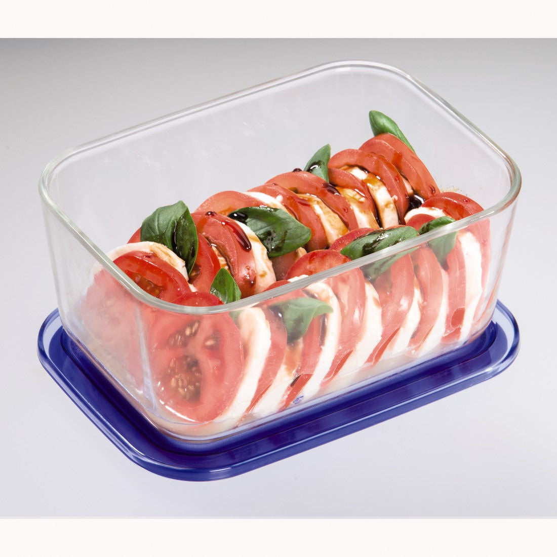 XAVAX 111531 Oven Dish/Food Storage Set made of Glass, 2 pcs., angular, 1500 ml, 3050 ml
