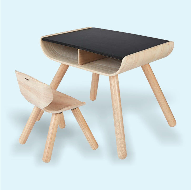 Table And Chair - Black