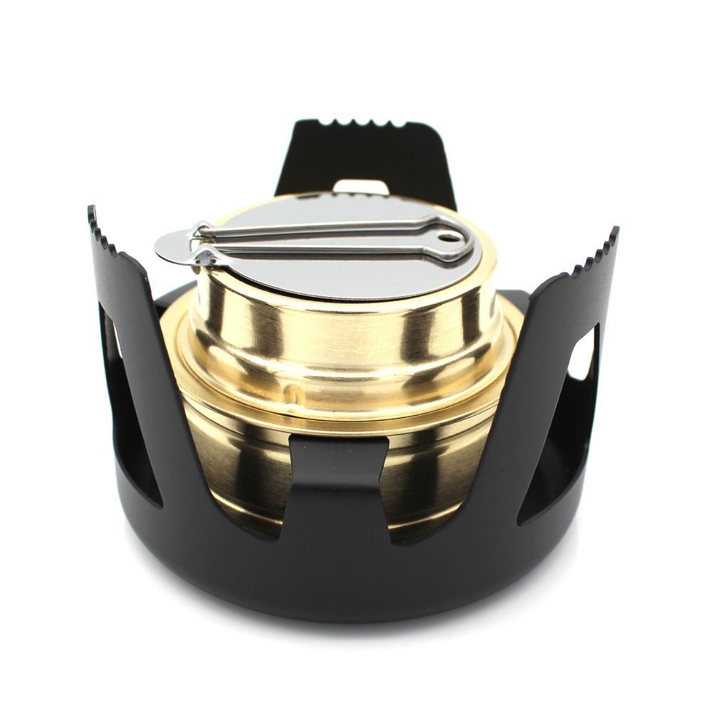 Mini Spirit Burner Ultralight Portable Alcohol Stove For Backpacking Camping Hiking Outdoor