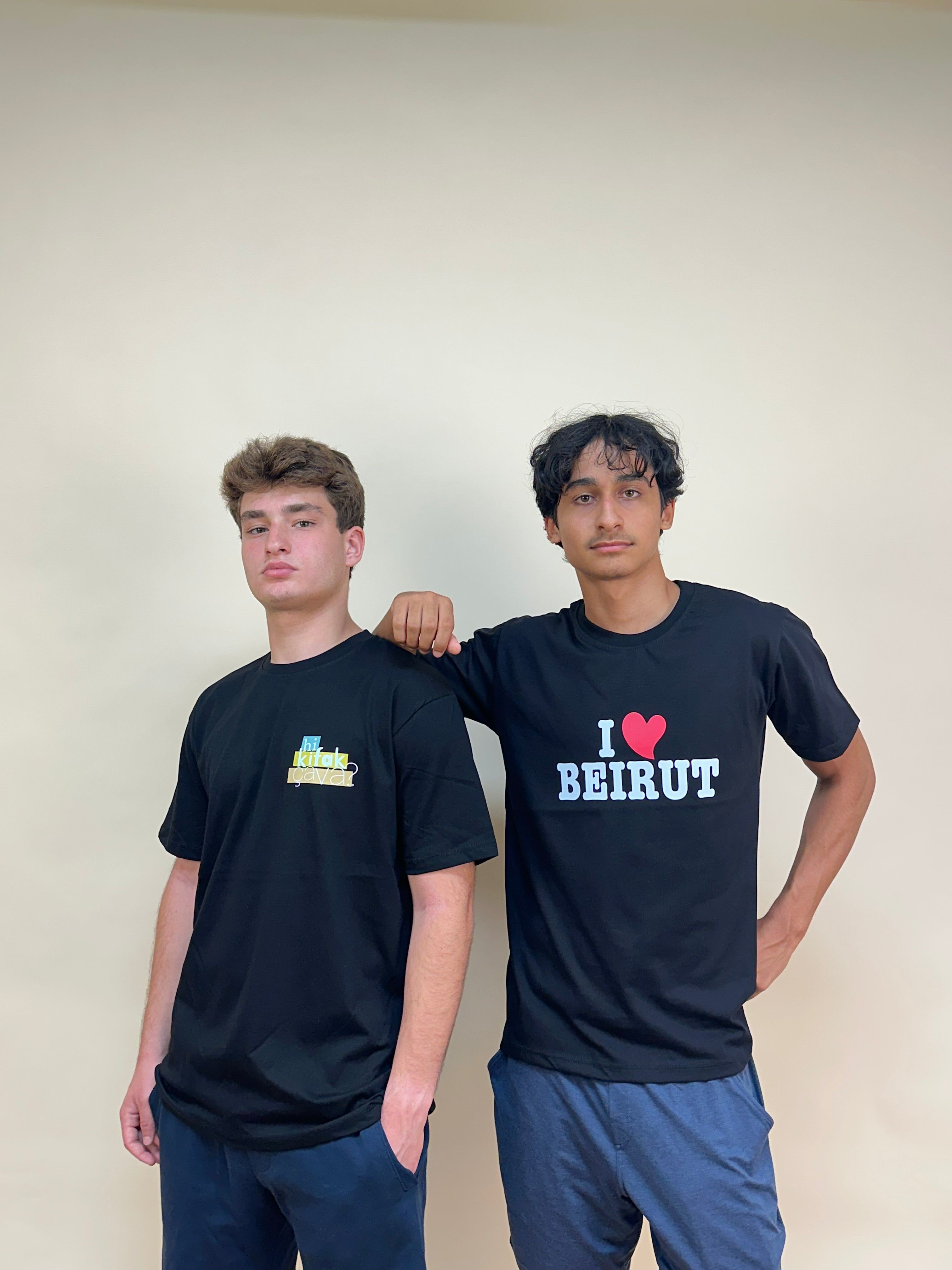 INLEB Black "I Love Beirut" Unisex T-Shirt