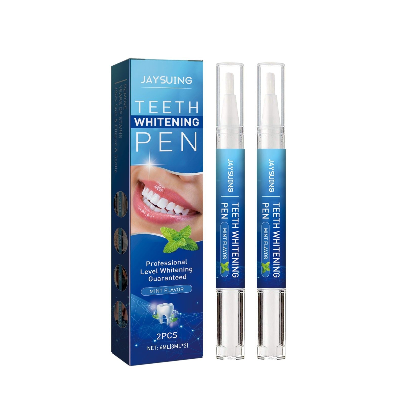 Brighten White Teeth, Fresh Breath, Easy Dental Pen for Smile Whitening ,3ml*2pcs