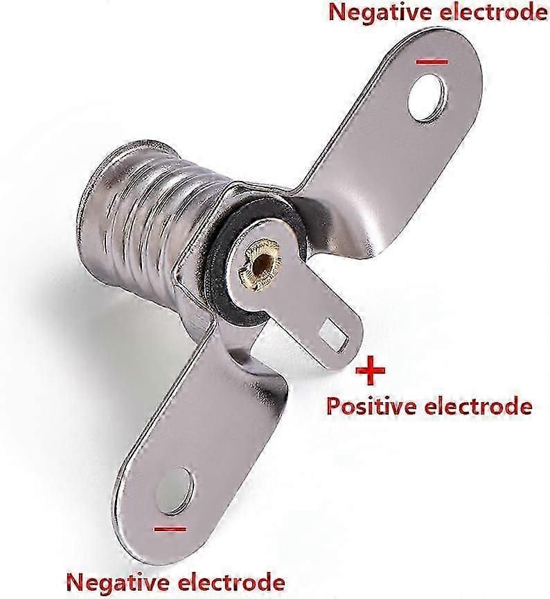 E10 Led Bulbs Lamps Socket Base, 10pcs Screw Mount Bulb Holders For Home Experiment Circuit Electrical Test Accessories