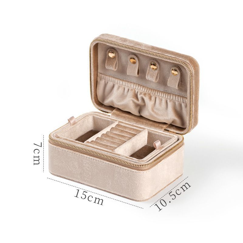 Jewelry Storage Box Elegant Portable Jewelry Box Suitable for Necklaces Earring