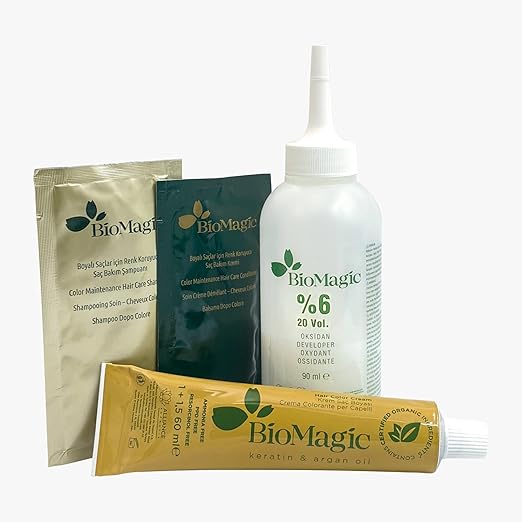 Biomagic Permanent Hair Dye - Deep Dark Blonde Beige Pearl