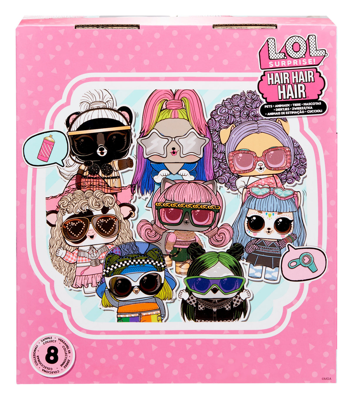 L.O.L. Surprise Hair Pets Asst in PDQ