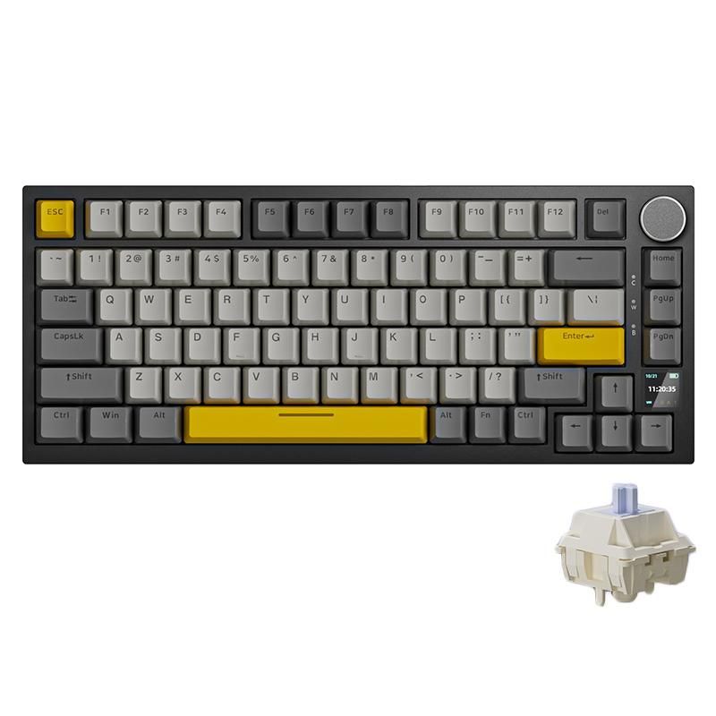 Ajazz AK820 Pro RGB Gaming Keyboard Gift Axis Black