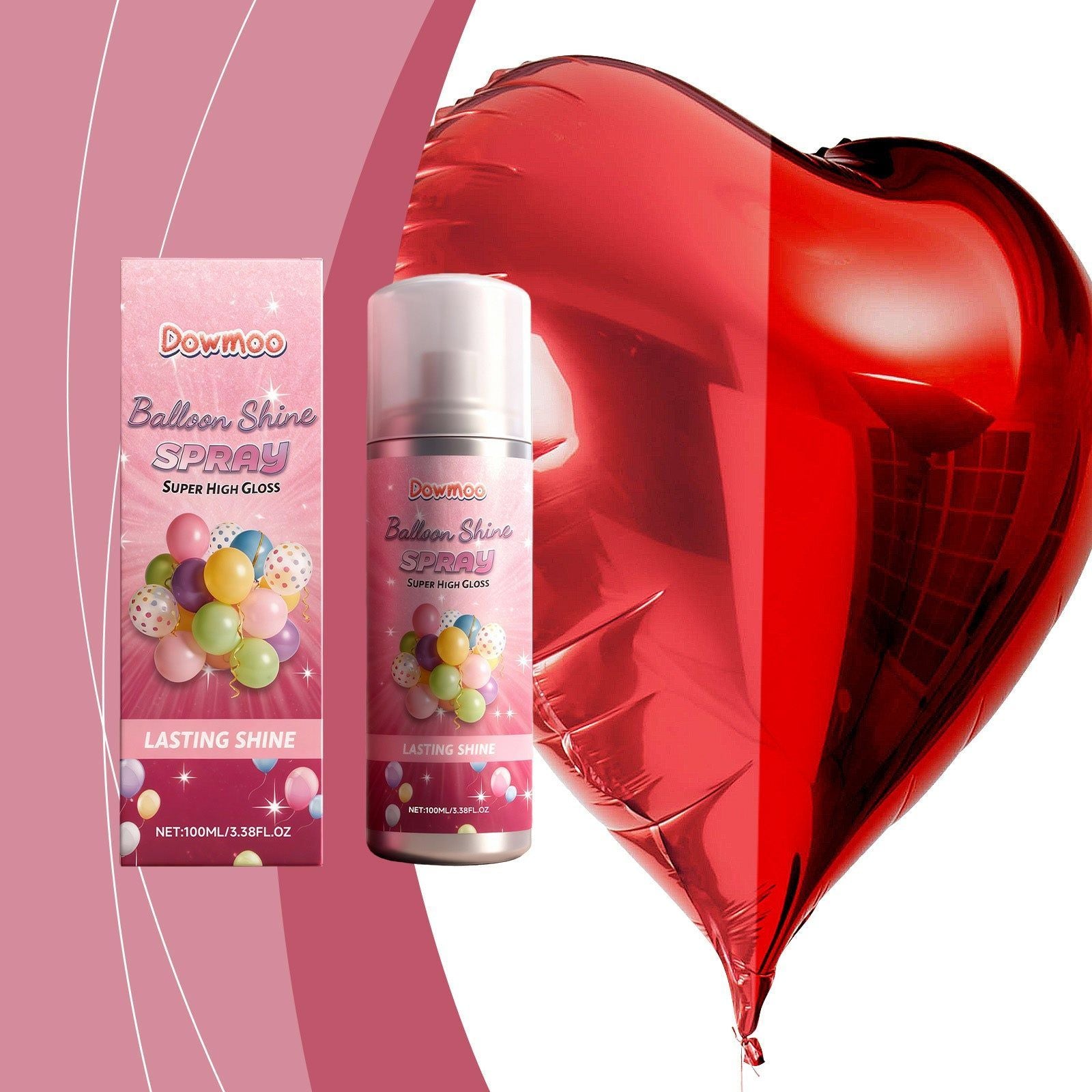 Brighten Balloons Instantly, Anti-Oxidation Sparkling Spray, Perfect for Festive Decorations ,100ml