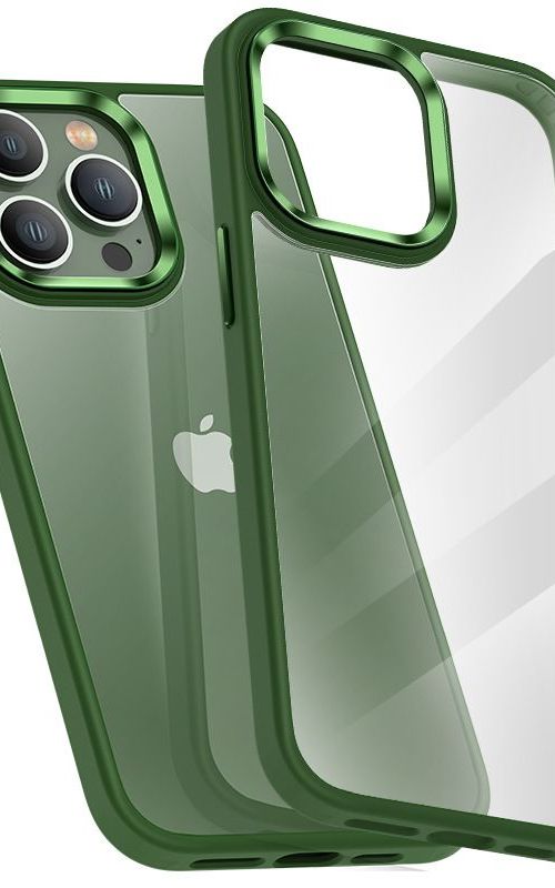 Metal Phone Case Clear Anti Scratch Protective Cover For iPhone 14 Series