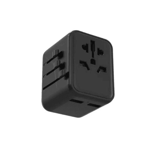 Porodo Dual USB-A Universal Travel Adapter
