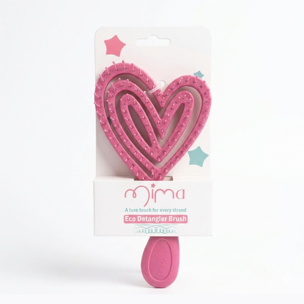 Mima Eco Detangler Brush – Small Pink (Ages 6 Months to 8 Years)