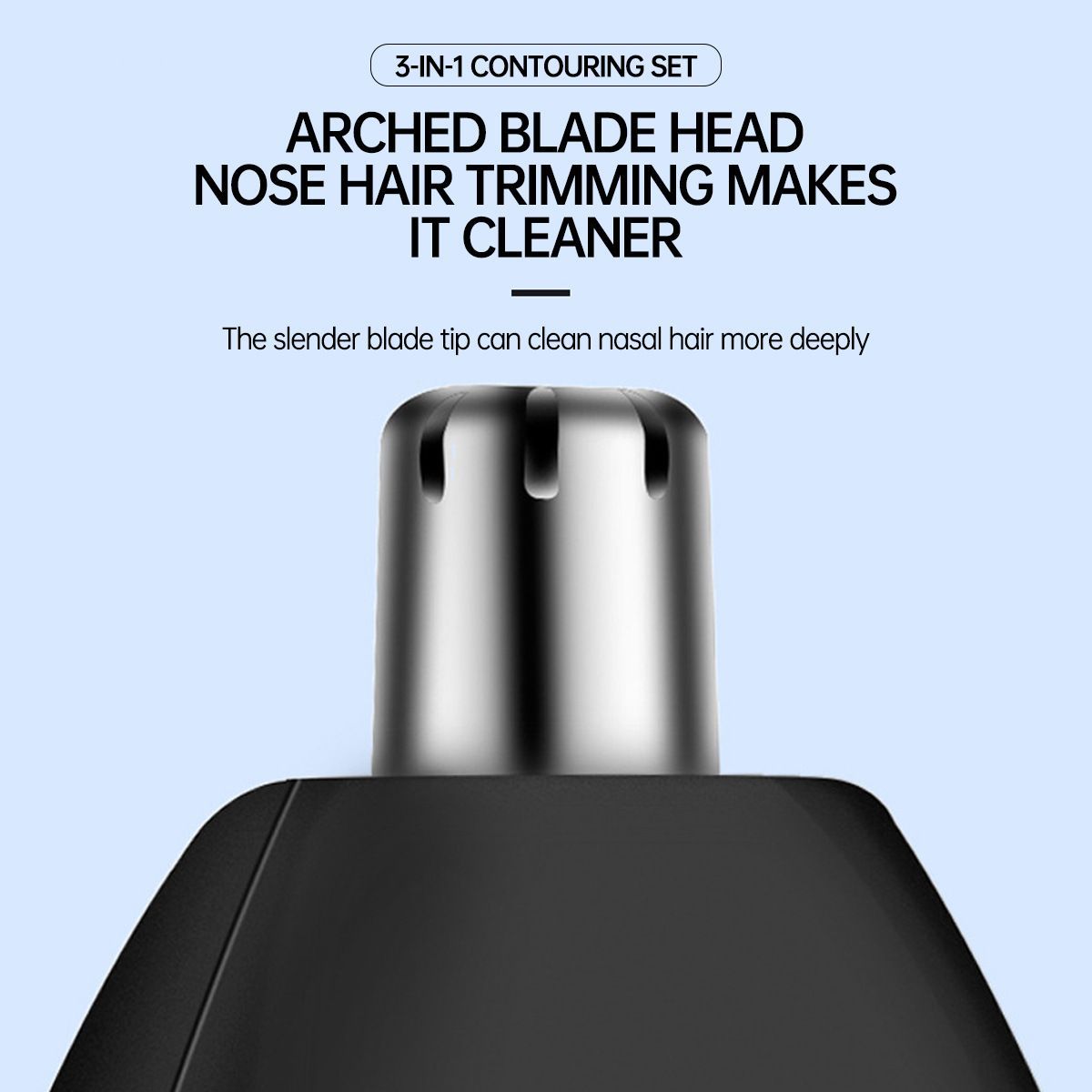3-in-1 Shaver and Nose Hair Trimmer Kit