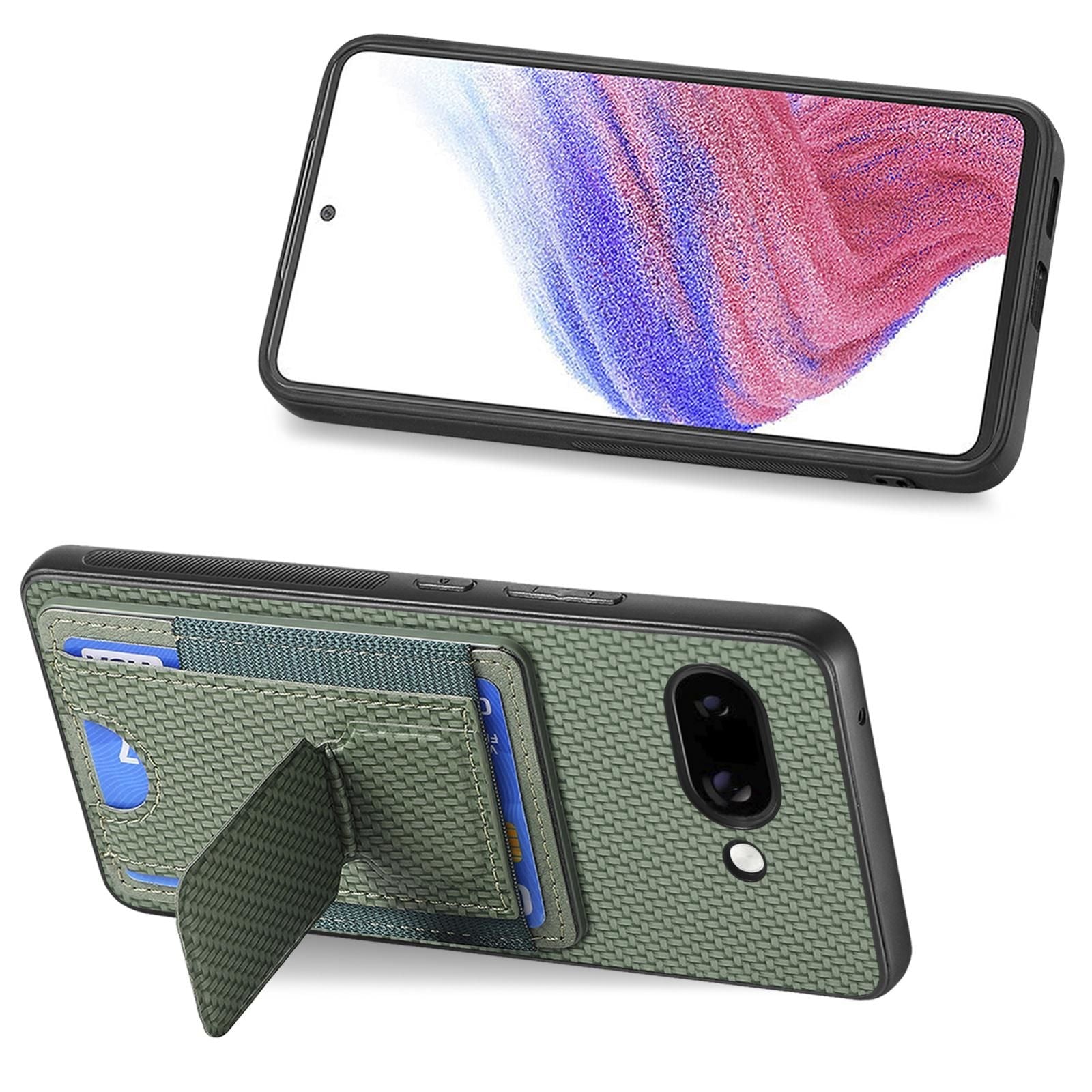Carbon Fiber Stand Case For Google Pixel 9a