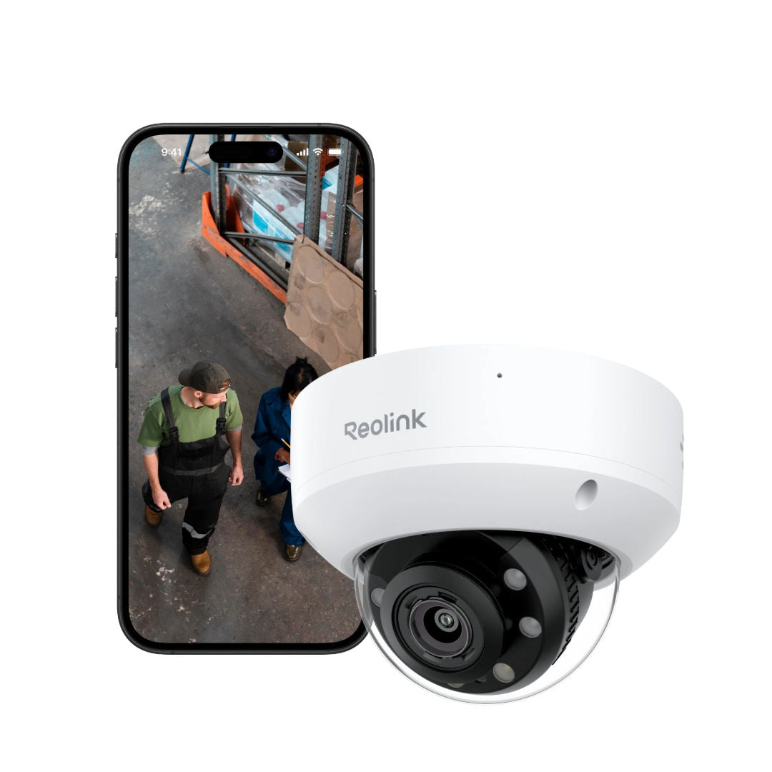 Reolink 4K PoE Dome Security Camera-8MP, 5x Optical Zoom, AI Detection, PCRPD4K02