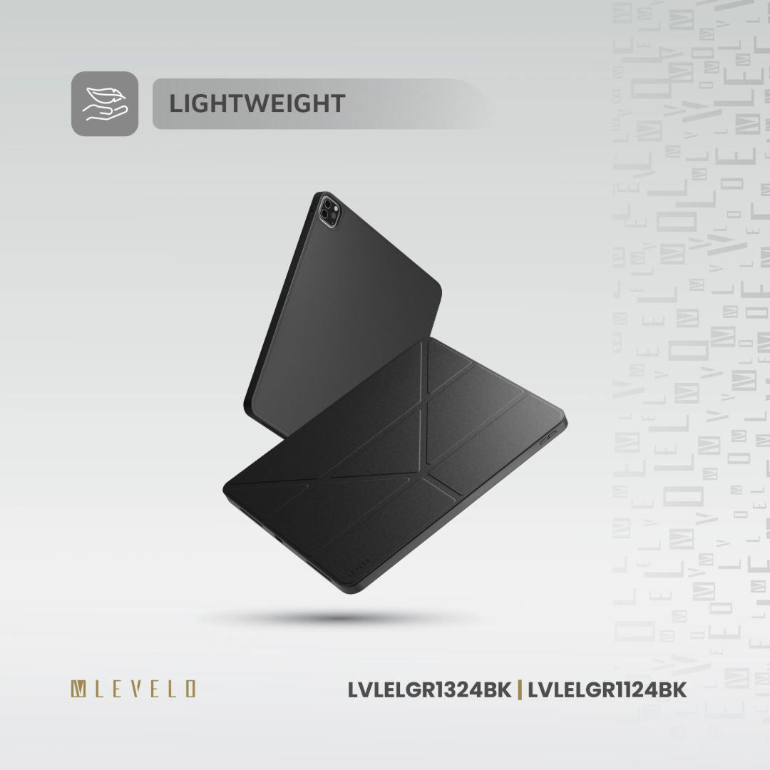 Levelo Elegante Hybrid Leather Magnetic Case for Apple iPad series, Shockproof