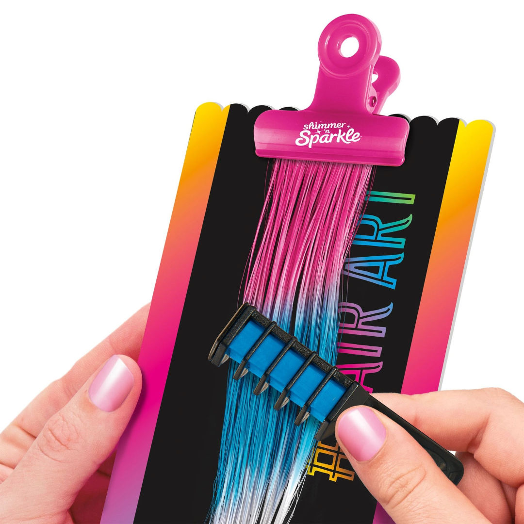 Cra-Z-Art Shimmer n Sparkle Color FX Hair Extensions Studio Kit